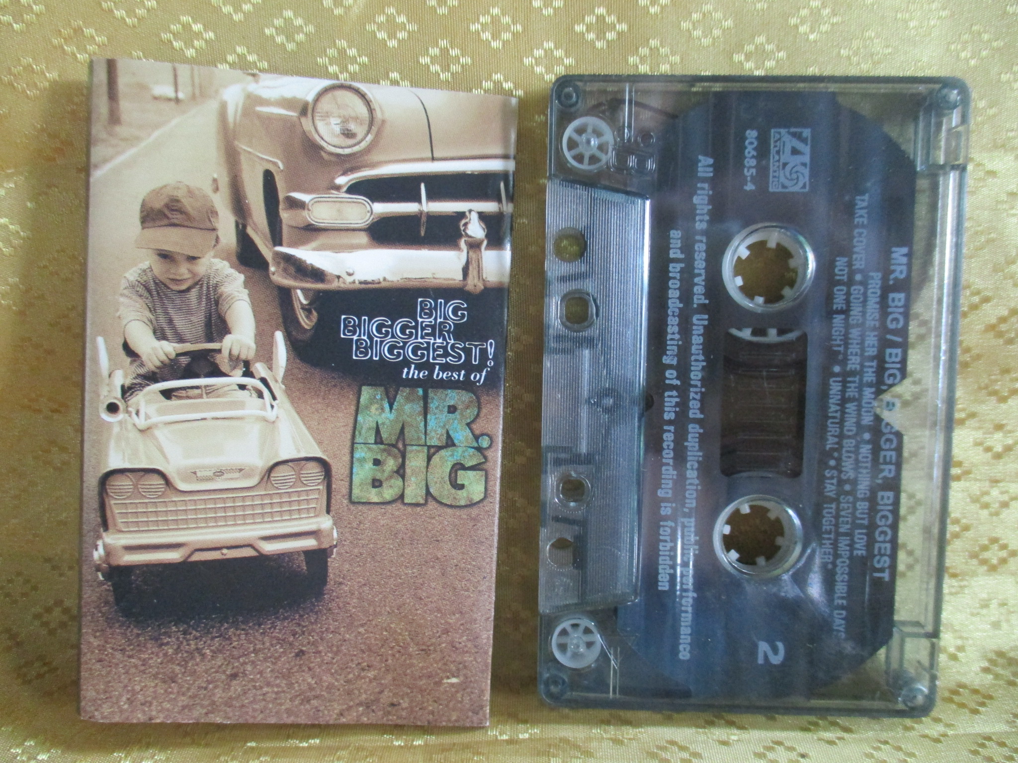 เทปเพลงสากล MR.BIG อัลบั้ม BIG BIGGER BIGGEST