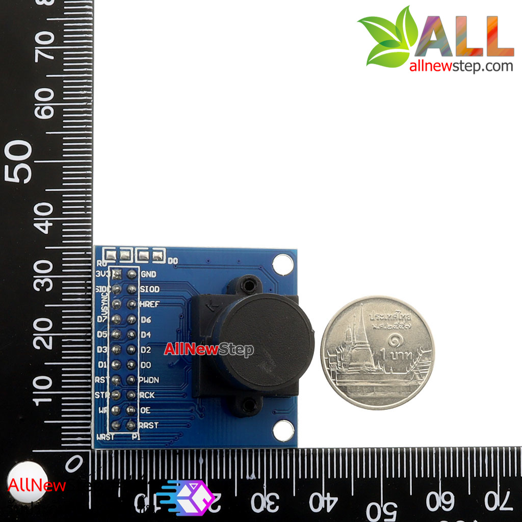 โมดูลกล้องพร้อมชิฟ FIFO Webcam Module OV7670 + FIFO(AL422B) Camera Module ov7670 camera take LDO