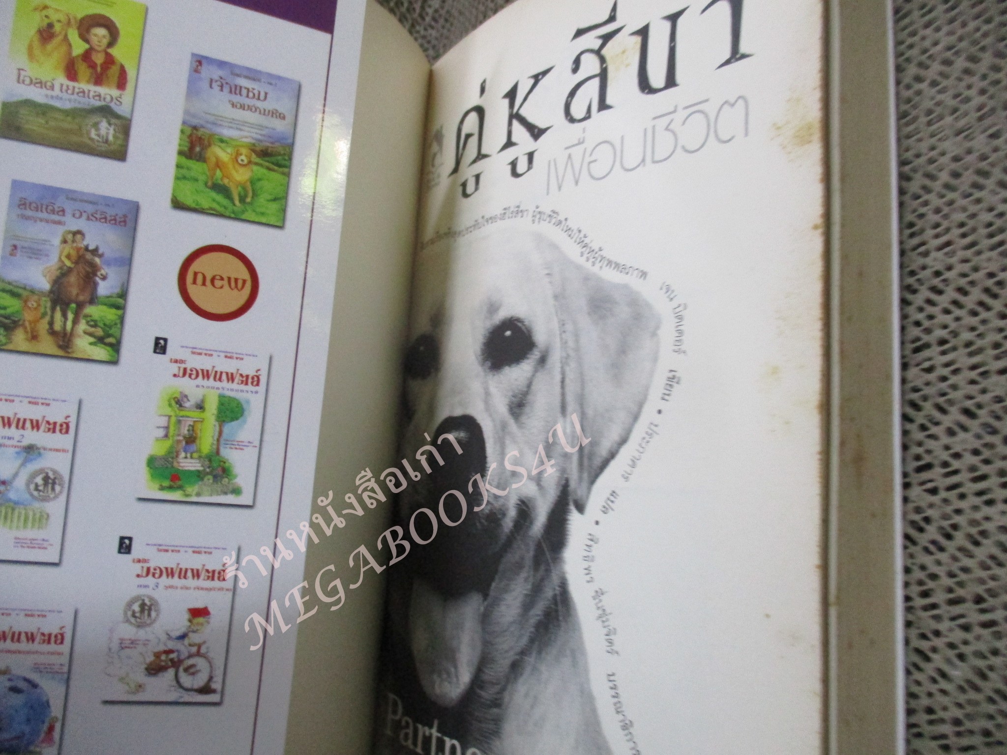 คู่หูสี่ขาเพื่อนชีวิต ผู้เขียน: เจน บิดเดอร์ ผู้แปล ประภาคาร / สภาพดี มีจุดเหลืองประปราย