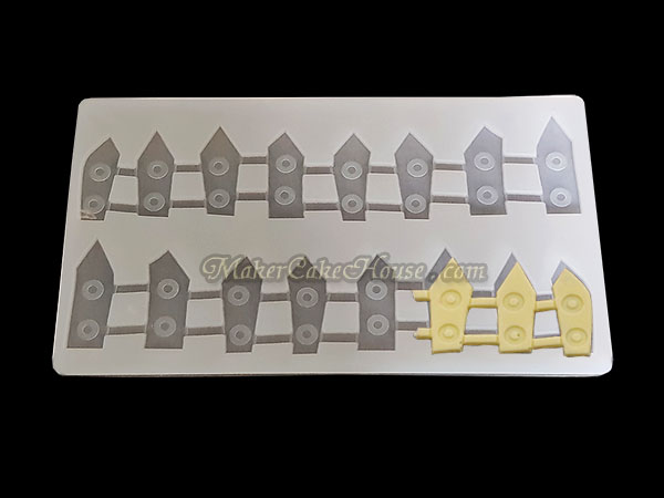 พิมพ์ช็อคโกแลต / กัมเพส รูปรั้วบ้าน