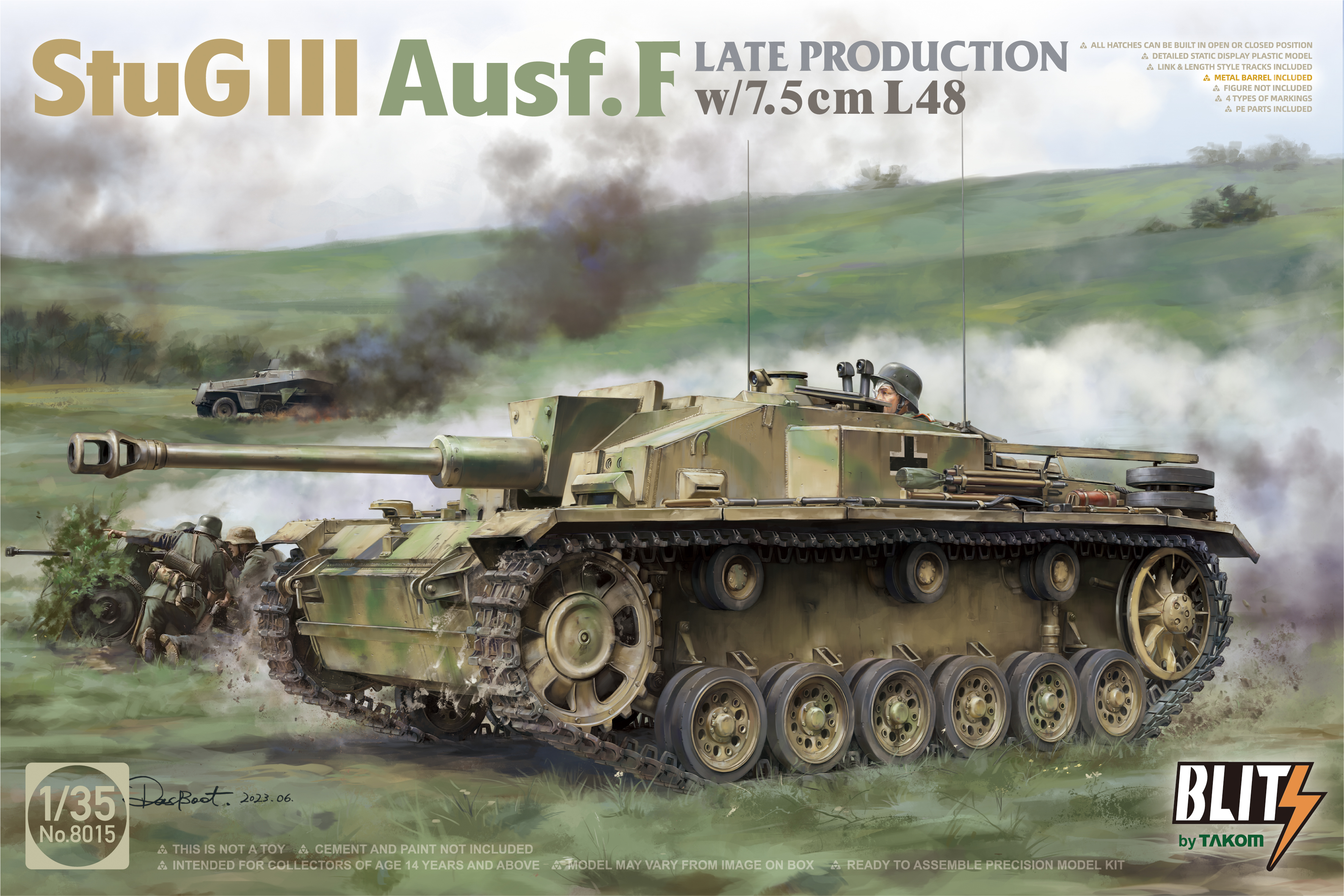 1/35 StuG III Ausf.F LATE PRODUCTION w/7.5cm L48