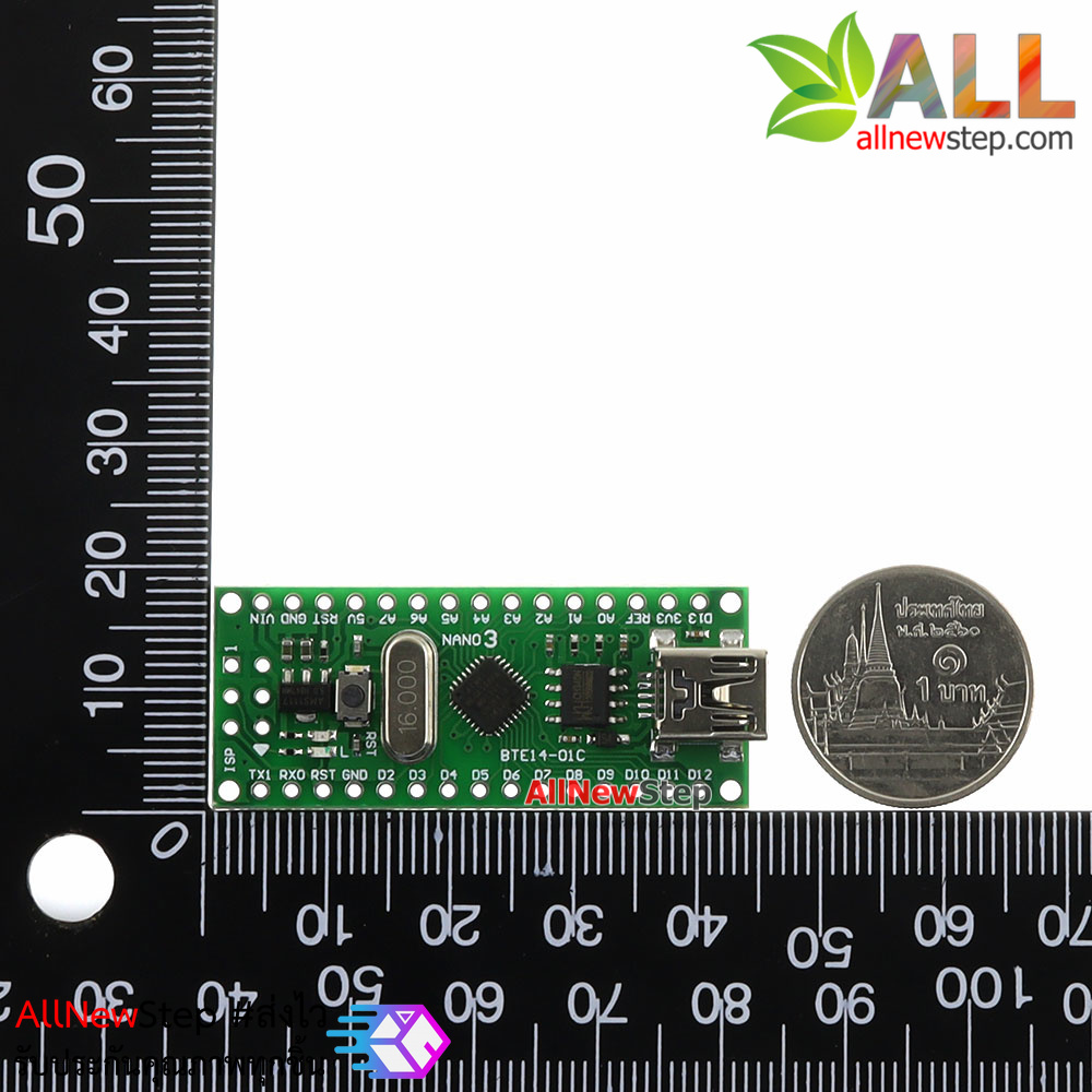 Nano 3.0 Atmega168 CH340G บอร์ด Arduino Compatible