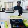 review จัดส่งบัตรคีย์การ์ด แบบหนา ให้ หมู่บ้านชลลดา บางบัวทอง (18.8.61)