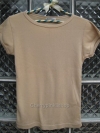 เสื้อยืด สีเนื้อ/น้ำตาลอ่อน size M ยี่ห้อ Friendly
