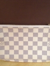 Used LV Pochette Damier Azur