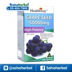 Healthway Grape Seed 50,000 mg เมล็ดองุ่นเฮลท์เวย์ ราคาถูก ฟรีของแถมทุกรายการ