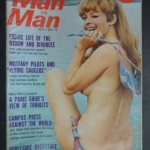 MAN TO MAN CLASSIC JULY 1968สภาพ 80%มีคราบน้ำ กระดาษไม่ติด