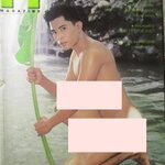 นิตยสาร H MAGAZINE No.09 สภาพดี 2นายแบบทำงานร่วมกัน ตำหนิ มีบากที่สันหนังสือ