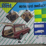 โบรชัวร์ แผ่นพับโฆษณา รถฟอร์ด ทีอาร์ สเตชั่นเวกอน