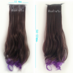 K302 หางม้า เเบบผูก ชั้นด้านในจะเป็นสีม่วง