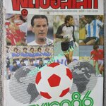 ฟุตบอลโลก mexico86 ฉบับที่01 ปี2529 ตำหนิ สันปกขาด ซ่อมติดกาว ติดแม็กซ์