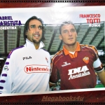 โปสเตอร์นักฟุตบอล Gabriel Batistuta Francesco Totti