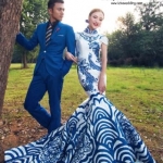 PW325 - **พร้อมส่งเฉพาะชุดผู้หญิงค่ะ** ชุดคู่ถ่ายพรีเวดดิ้ง (prewedding dress) & ชุดแต่งงานแฟนซี (Fancy wedding dress)ชายหญิง "ธีมชุดเจ้าสาวสีขาว-ดำ"