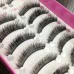 交叉5A# ขนตาปลอม(ราคาส่ง)ขั้นต่ำ 15 เเพ็ค คละเเบบได้