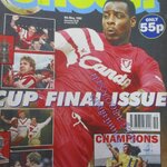 นิตยสาร SHOOT! ปรีวิวฟุตบอล FA CUP ปี1992 ลิเวอร์พูล พบ ซันเดอร์แลนด์ หน้ากลาง LEED UNITED อิริค คันโตน่า