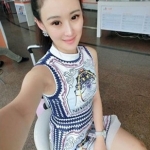 ***หมดค่ะ***เดรสผ้าชีฟองพิมพ์ลายสีขาวคอกลมแขนกุดติดซิปด้านหลังสวยเหมือนแบบค่ะ