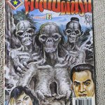 การ์ตูนไทยเล่มละบาท ปก5บาท เรื่อง คำสาปผีนรก / แอก คุ้มใต้ / ปกหน้าด้านในมีรอยขีดเขียน