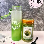 ชุดคู่กัน มัทฉะ+ขวดแก้วทรูโทน