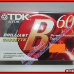 เทปเปล่า เทปคาสเซ็ทเปล่า TDK ยาว60นาที อยู่ในซีล
