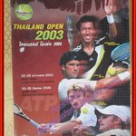 นิตยสารเทนนิส THAILAND OPEN 2003 ไทยแลนด์ โอเพ่น ปี2546