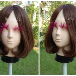 C1125 วิกผมสั้น ทรงสวยมากเป็นเเสกกลางเห็นหนังศรีษะ