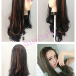 Half 08 วิกครึ่งหัว มีสีเดียว ตามรูป ( ทรงผมเเละเส้นผมเหมือนจริงเกือบ 100% )