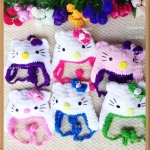 ใหม่สุดๆ พร้อมส่งหมวกคิตตี้สีชมพูขอบม่วง kitty ผลิตจากไหมขนแกะอย่างดี สวมใส่นุ่มสบายศีรษะค่ะ