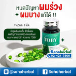 Toby Horsetail โทบี้ วิตามินบำรุงผม หญ้าหางม้า ราคาถูก ฟรีของแถมทุกรายการ แก้ผมร่วง แก้หงอก วิตามินแก้ผมร่วง ผมบาง หัวล้าน