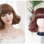 C1130 วิกผมลอนสั้น หน้าม้า