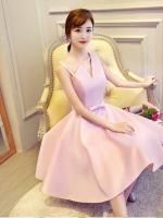 **หมดค่ะ** เดรสออกงานสุดหรู ผ้าไหมเนื้อดี เงาสวย สีชมพู ดีไซน์สวมากๆค่ะ