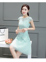 **หมดค่ะ**เดรสผ้าลูกไม้เนื้อดี เนื้อนิ่ม สีเขียวมิ้นท์ แขนสั้น มีซิบด้านหลังลำตัว ช่วงเอวคาดด้วยผ้าไหม กระโปรงทรงเอ สวยมากๆๆเลยค่ะ