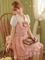 ***พร้อมส่ง size M ด่วนมีจำนวนจำกัดนะคะ***เดรสสีชมพูสุดหวานคอปกมีระบาย แขนตุ๊กตาติดโบว์ช่วงอก กระโปรงตกแต่งริมด้วยผ้าลูกไม้โปร่งสีชมพู สวยหวานสไตล์เจ้าหญิงเหมือนแบบค่ะ