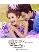 **พรีออเดอร์** PW074 ชุดถ่ายพรีเว็ดดิ้ง (pre wedding dress) ชุดแฟนตาซีชายหญิง "ธีมสีม่วง"