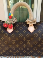 หูถัก lv speedy ระบาย 2 ชั้น