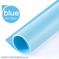 PVC Backdrop 68x130cm. ฺ Blue