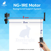 NG-1RE + ฉากกระดาษ ขนาด 2x5M 1 ม้วน (แจ้งสีที่ต้องการในหมายเหตุ)