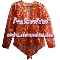 เสื้อลูกไม้ ภาคใต้-สีแดง *size-L