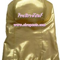 เกาะอก ผ้าตาดละเอียด-สีครีมทอง / Size-L *ตรวจสอบขนาดในหน้าสินค้า