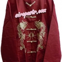 เสื้อสิงคโปร์ / จีน 1 สีเลือดหมู (size-XL)