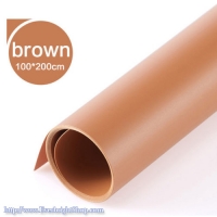 PVC Backdrop 100x200cm. Brown
