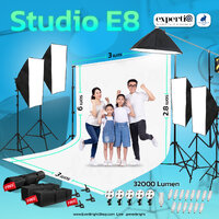 E8 (LED 20w x16 + 45w x1)