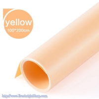 PVC Backdrop 100x200cm. Yellow