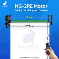 NG-1RE + ฉากกระดาษ ขนาด 2.72x11M 2 ม้วน (แจ้งสีที่ต้องการในหมายเหตุ)