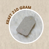 กระดาษน้ำตาล 230 แกรม 100 ใบ