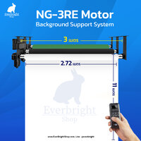 NG-3RE + ฉากกระดาษ ขนาด 2.72x11M 3 ม้วน (แจ้งสีที่ต้องการในหมายเหตุ)