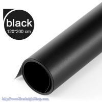 PVC Backdrop 120x200cm. Black