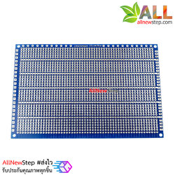 PCB แผ่นปริ๊นอเนกประสงค์ ขนาด 10x15cm สีน้ำเงิน