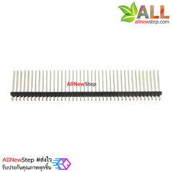 Double pin 2.54MM 2x40P Straight long pin header ก้างปลาคู่แบบยาว