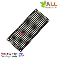 แผ่นปริ๊นอเนกประสงค์ pcb 3x7 สีดำ สองด้าน