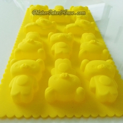 พิมพ์ซิลิโคนหมี Rilakkuma